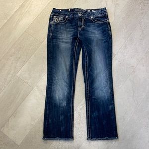 Miss Me crop / capri Jeans. Size 28.
